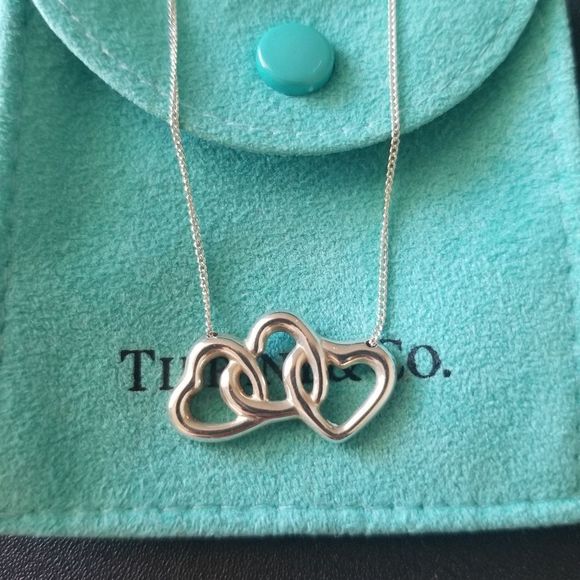 Tiffany & Co. Three Hearts Pendant Necklace - Picture 6 of 9